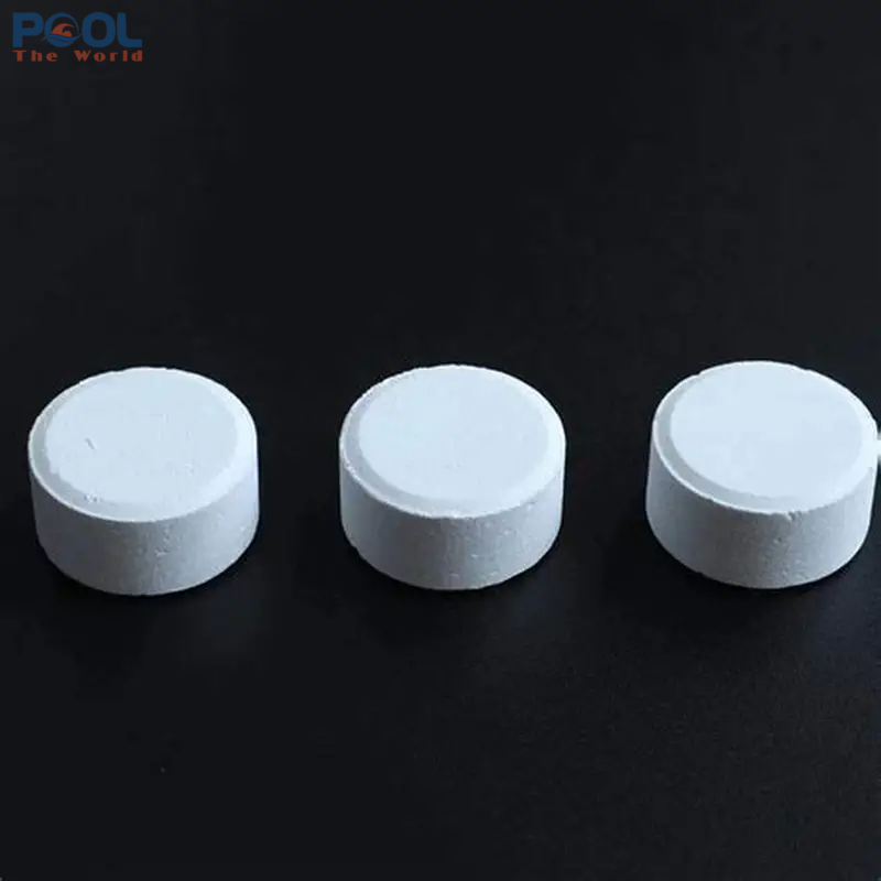 Hóa Chất Thông Minh Cho Hồ Bơi Sạch Tự Động – Viên TRICHLOROISOCYANURIC ACID 200g